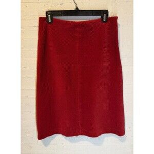 Classic Retro Vintage Brooks Brothers Corduroy Skirt Burgundy Knee-Length 8